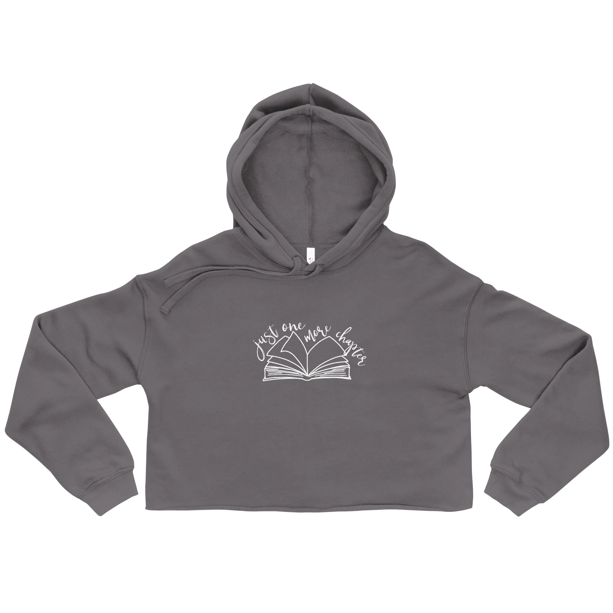 "Just One More Chapter" Crop Hoodie - Image 8